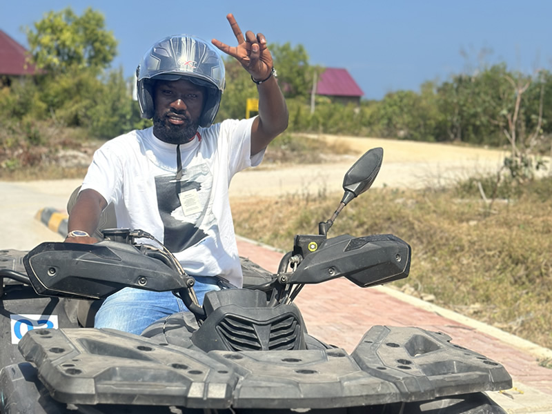 quad biking